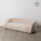 SOFA BEIGE FABRIC ROOM 200 X 89 X 61 CM Bulky I613652 thumbnail