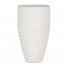 VASE WHITE FIBER CEMENT DECORATION 72 X 72 X 100 CM thumbnail