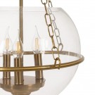 CEILING LAMP GOLD METAL / GLASS LIGHTING 35 X 35 X 70 CM thumbnail