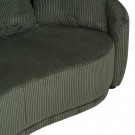 3 SEATER SOFA GREEN FABRIC ROOM 197 X 96 X 75 CM thumbnail