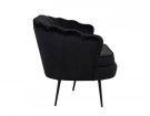 Calais 3-seter sofa svart thumbnail
