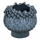 VASE BLUE CERAMIC DECORATION 30 X 30 X 27 CM thumbnail