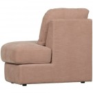 Vtwonen FAMILY 1-SEAT ELEMENT ROUND CORNER RIGHT WOVEN FABRIC PINK thumbnail
