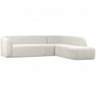 WOOOD SLOPING CORNER SOFA RIGHT PEARL MELANGE thumbnail