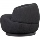 WOOLLY ROTERENDE LENESTOL I BOUCLESTOFF - ANTRASITGRÅ thumbnail