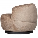 WOOLY SVINGBAR LENESTOL I GROVVEVD CHENILLESTOFF - SANDFARGET thumbnail