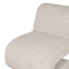 ARMCHAIR BEIGE FABRIC ROOM 60 X 90 X 63 CM thumbnail