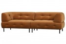 WOOOD LLOYD 4-SEATER WASHED VELVET CINNAMON thumbnail