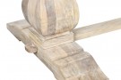 TABLE SOLID WOOD MANGO 215X100X76 DECAPE WHITE thumbnail