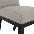 Shetland - Spisestol Beige, svarte ben 46x57,5x88 SH51 SD41 Gummitre,2stk- i pakke thumbnail
