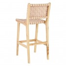 Krakk beige teak tre-skinn 45x57x95 thumbnail