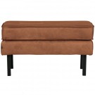 WOOOD RODEO HOCKER ON LEGS COGNAC thumbnail