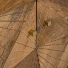 Skjenk natur-gull mangotre 155x42x85 thumbnail