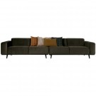 WOOOD STATEMENT XL 4-SEATER 372 CM VELVET DARK GREEN HUNTER thumbnail
