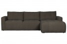 Vtwonen BAR CHAISE LONGUE WOVEN FABRIC RIGHT ANTHRACITE thumbnail