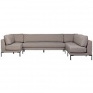 Vtwonen COUPLE DINING BENCH ELEMENT 100CM TAUPE thumbnail