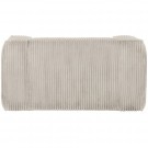 WOOD BEAN ARMCHAIR IN WIDE CORD VELVET - NATURAL COLOR thumbnail
