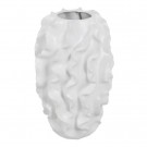 VASE WHITE CERAMIC DECORATION 33 X 33 X 48 CM thumbnail