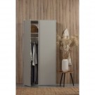 WOOOD Maevy garderobe 2 dørs furu sky grå [fsc] thumbnail