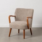 ARMCHAIR TAUPE OLD WEAVE-WOOD 56 X 56 X 78 CM 610889 thumbnail