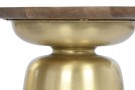 ADRIANE  STEEL MANGO 80X80X38 GOLDEN thumbnail