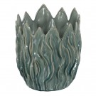 VASE BLUE CERAMIC DECORATION 34 X 33 X 36 CM thumbnail