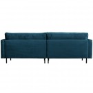 WOOOD RODEO CLASSIC SOFA 3-SEATER VELVET BLUE thumbnail