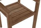 TEAK STOOL stabbelbare solide - 58X48X91 thumbnail