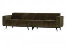 WOOOD STATEMENT 4-SEATER 280 CM FLAT RIB WARM GREEN thumbnail