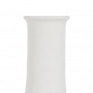 Vase hvit keramikk, håndlaget 18x18x40 thumbnail