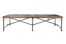 TABLE WOOD METAL 300X100X78 BROWN thumbnail