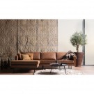 WOOOD RODEO CHAISE LONGUE LEFT COGNAC thumbnail
