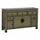 BUFFET OLIVE GREEN WOOD-MDF 140 X 40 X 85 CM SKU. 611339 thumbnail
