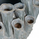 VASE BLUE CERAMIC DECORATION 26 X 26 X 21  thumbnail