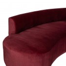 SOFA 3 PIECES BORDEAUX FABRIC ROOM 405 X 112 X 70 CM thumbnail