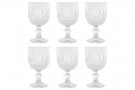 6 GLASS 8X8X14,5 260ML GRATED TRANSPARENT thumbnail