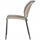 Sett med 2 - taku spisestuestol uten armlener polyester sand thumbnail