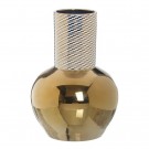 Vase i gull-hvitt keramikk 26x26x38 thumbnail