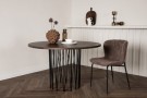 Stone rundt spisebord i stein Ø120 semsket skinn thumbnail