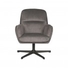 TRENDCOLLECTION MOSS SVIVEL LOUNGE CHAIR ANTRACIT thumbnail