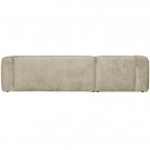 WOOOD BEAN CORNER SOFA LEFT STRUCTURE VELVET BUTTERMILK thumbnail