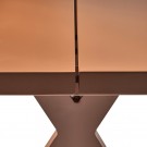 Delta piknikbenk aluminium terra 220x35cm thumbnail