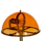 Gulvlampe champagne gull metall/glass 31x31x156 thumbnail