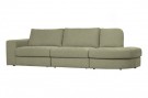 Vtwonen FAMILY 2,5-SEATER SOFA ROUNDED RIGHT GREEN thumbnail