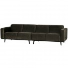 WOOOD STATEMENT 4-SEATER 280 CM VELVET DARK GREEN thumbnail