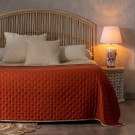 Sengeteppe vendbar beige-flis 180x260 thumbnail