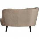 WOOOD SARA LOUNGE ARMCHAIR LEFT VELVET KHAKI thumbnail