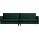 BePureHome RODEO CLASSIC SOFA 3-SEATER VELVET GREEN FOREST thumbnail