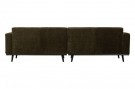 WOOOD STATEMENT 4-SEATER 280 CM FLAT RIB WARM GREEN thumbnail