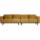 WOOOD STATEMENT 4-SEATER 280 CM VELVET HONEY YELLOW thumbnail